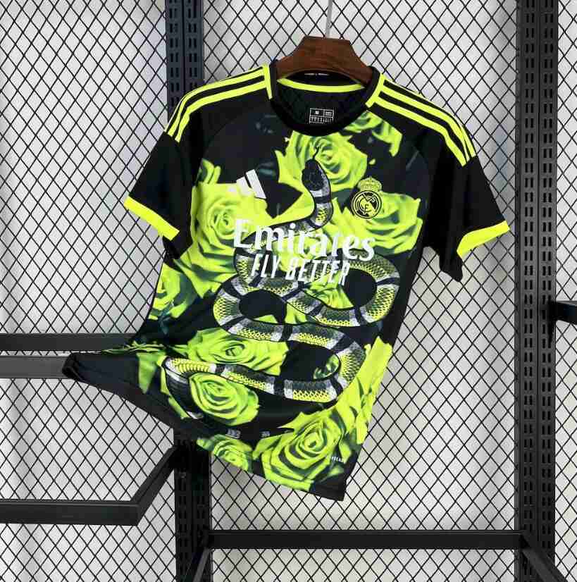 Camiseta Real Madrid Especial Equipacion 2025 2026 Rosa Verde