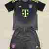 Equipacion Bayern Munich Conjunto Niños Portero 2025 2026 Negro