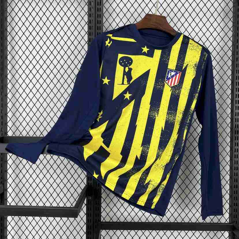 Tailandia Camiseta Atlético De Madrid Pre Match Manga larga Equipacion 2025 2026