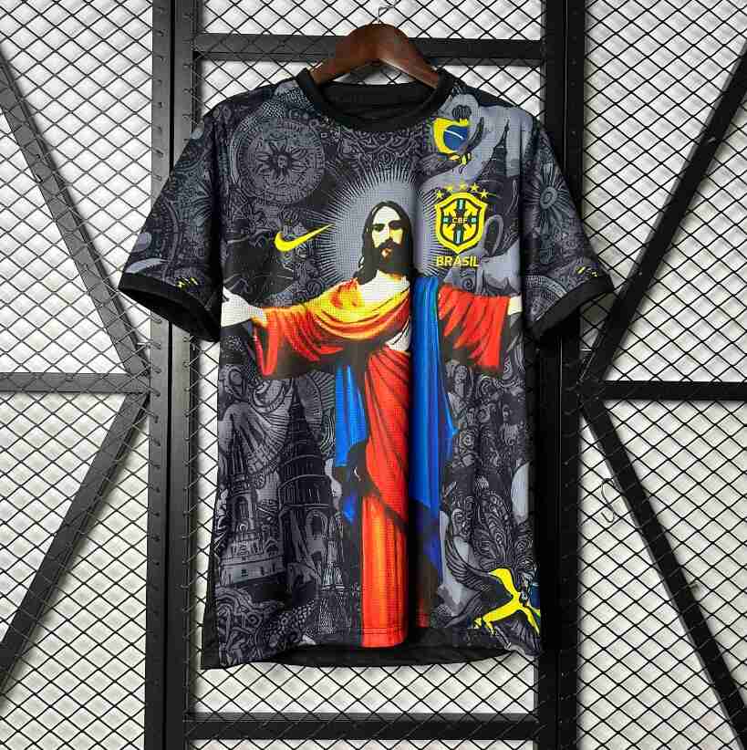 Tailandia Camiseta Brasil Especial Equipacion 2025 2026 Gris