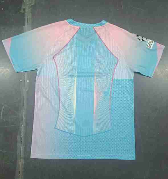 Tailandia Camiseta FC Barcelona Especial Equipacion 2025 2026 Azul Rosa_1