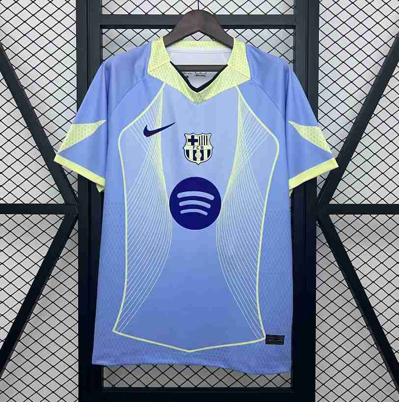 Tailandia Camiseta FC Barcelona Especial Equipacion 2025 2026 Azul