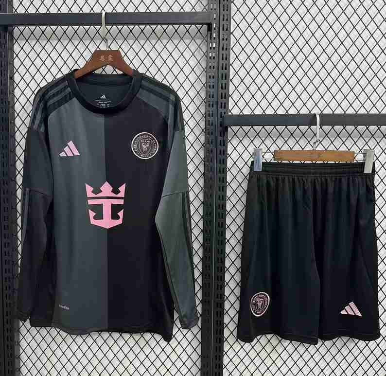 Tailandia Camiseta Inter Miami Segunda manga larga Equipacion 2025 2026