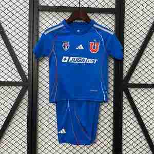 Camiseta Universidad De Chile Conjunto Niños Primera Equipacion 2025 2026