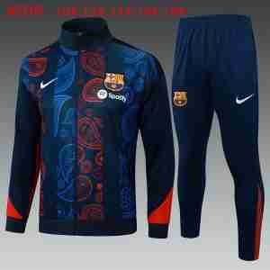 Chandal Niños FC Barcelona 2025 2026 Azul Rojo