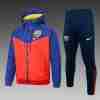 Conjunto Rompevientos FC Barcelona 2025 2026 Azul Rojo