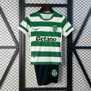 Equipacion Camiseta Sporting De Lisboa Conjunto Niños Primera 2025 2026