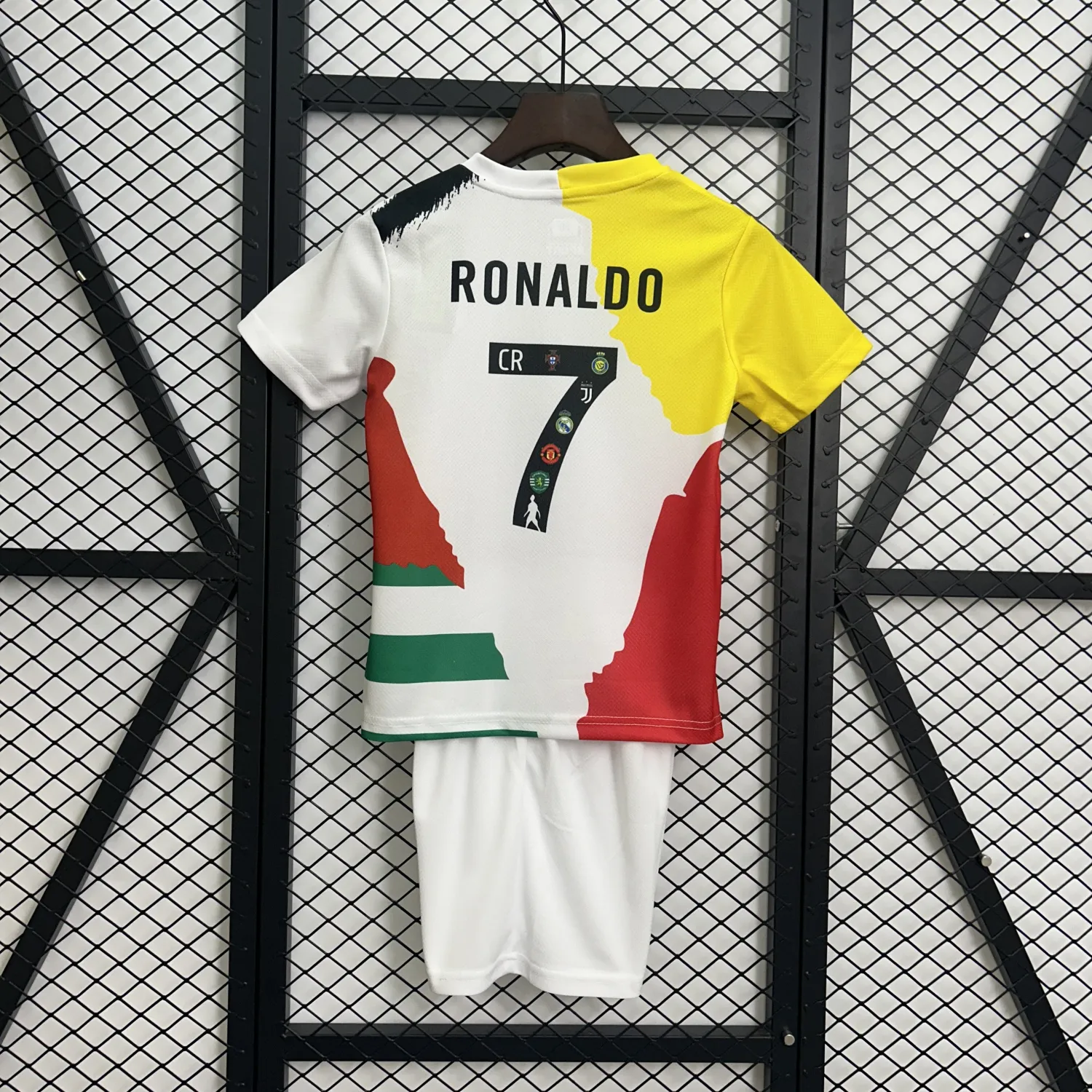 Equipacion Cristiano Ronaldo 7 Camiseta Real Madrid Conjunto Niños Especial 2025 2026-1
