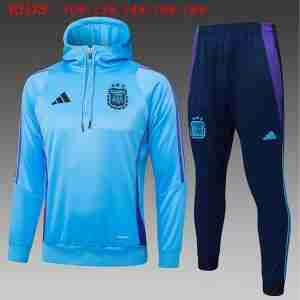 Sudadera Con Capucha Niños Argentina 2025 2026 Azul