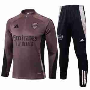 Sudadera Entrenamiento Arsenal 2025 2026 Purpura Gris