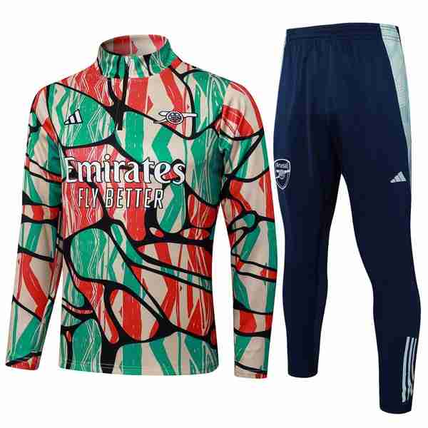 Sudadera De Training Arsenal 2025-2026 Verde Rojo
