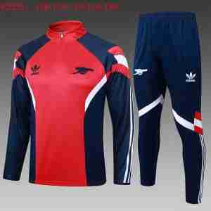 Sudadera Entrenamiento Niños Arsenal 2025 2026 Rojo Azul