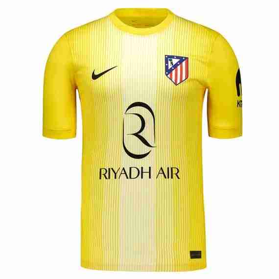 Tailandia Camiseta Atletico Madrid Portero 2025-2026 Amarillo