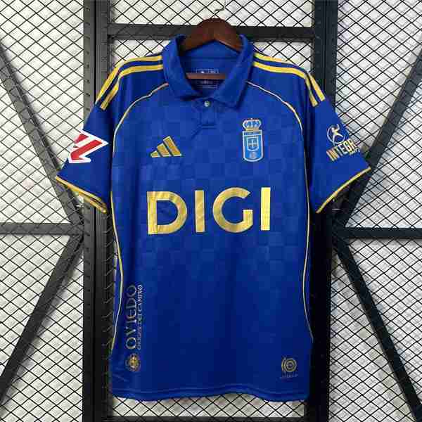 Tailandia Camiseta Real Oviedo 1ª 2025-2026 Tailandia Camiseta Real Oviedo Primera Equipacion 2025 2026