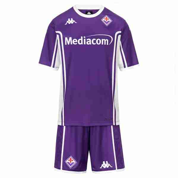 Camiseta Fiorentina 1ª Niño 2025-2026 Camiseta ACF Fiorentina Conjunto Niños Primera Equipacion 2025 2026