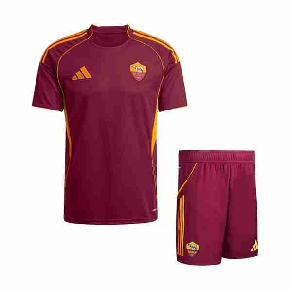 Camiseta AS Roma 1ª Niño 2025-2026 Camiseta AS Roma Conjunto Niños Primera Equipacion 2025 2026