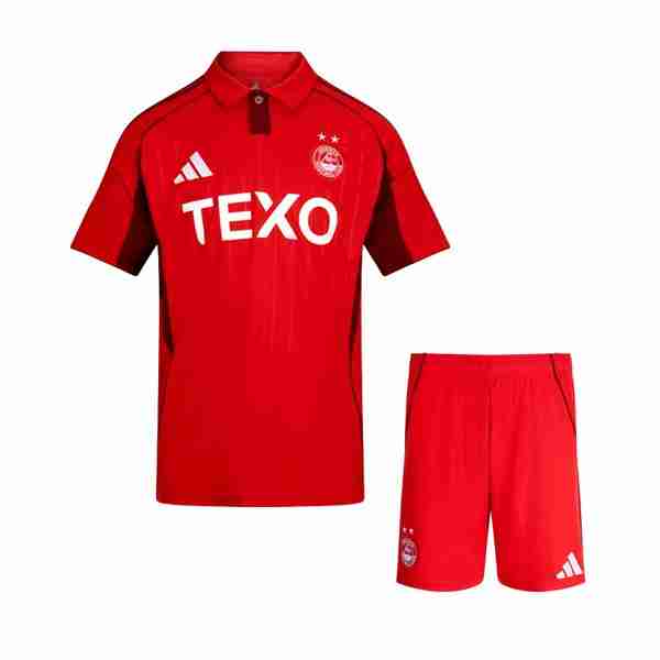 Camiseta Aberdeen FC 1ª Niño 2025-2026 Equipacion Aberdeen Conjunto Niños Primera 2025 2026