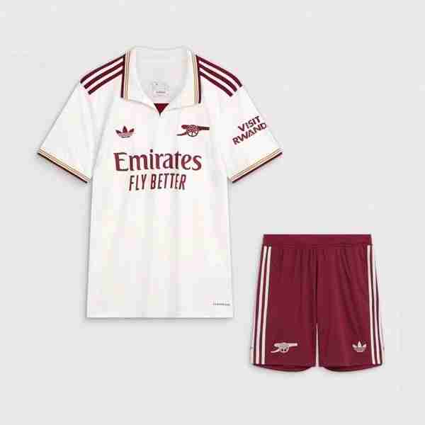 Camiseta Arsenal 3ª Niño 2025-2026 Camiseta Arsenal Conjunto Niños Tercera Equipacion 2025 2026