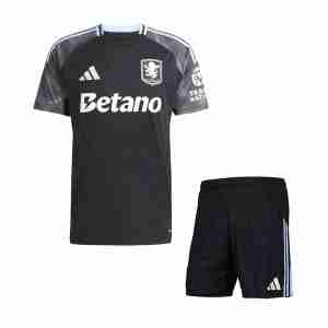 Camiseta Aston Villa Conjunto Niños Segunda Equipacion 2025 2026