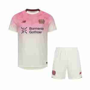 Camiseta Bayer Leverkusen Conjunto Niños Segunda Equipacion 2025 2026