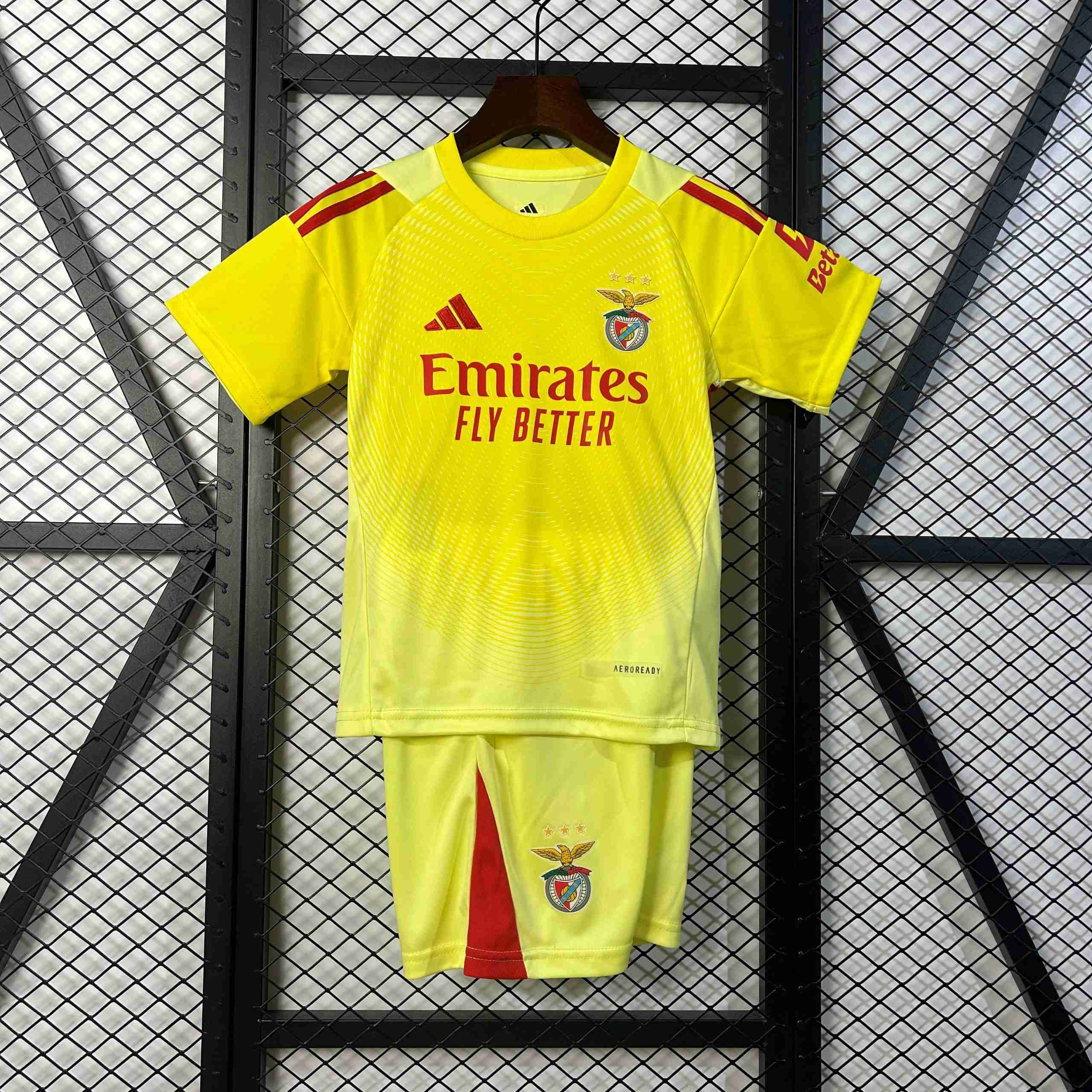 Camiseta Benfica Portero Niño 2025-2026 Camiseta Benfica Conjunto Niños Portero Equipacion 2025 2026