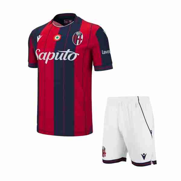 Camiseta Bologna FC 1ª Niño 2025-2026 Camiseta Bologna Conjunto Niños Primera Equipacion 2025 2026