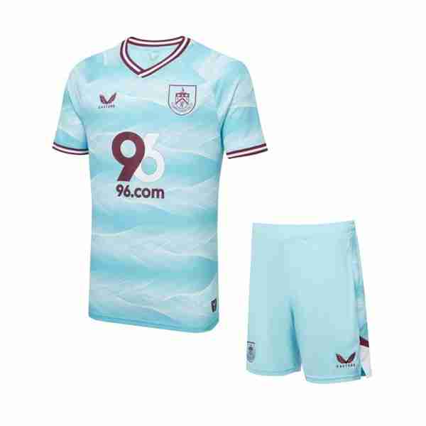 Camiseta Burnley 2ª Niño 2025-2026 Camiseta Burnley FC Conjunto Niños Segunda Equipacion 2025 2026