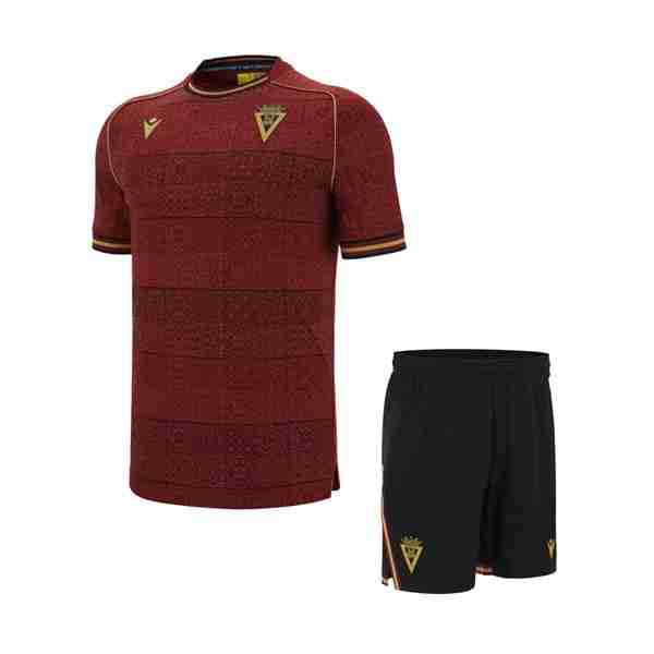 Camiseta Cádiz 2ª Niño 2025-2026 Camiseta Cádiz CF Conjunto Niños Segunda Equipacion 2025 2026
