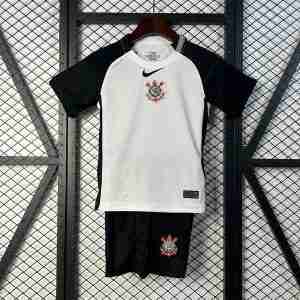 Camiseta Corinthians Paulista Conjunto Niños Primera Equipacion 2025 2026