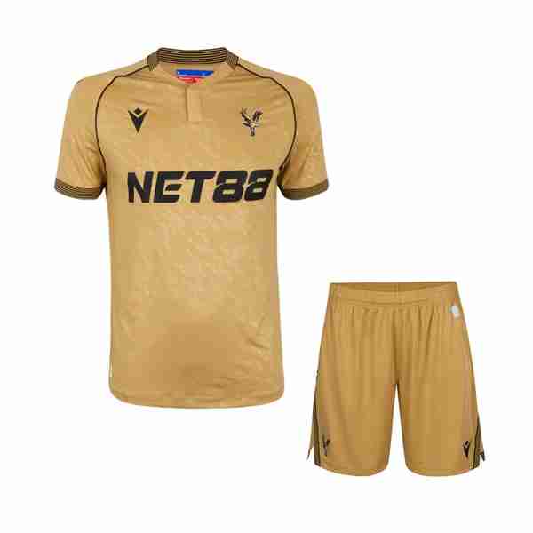 Camiseta Crystal Palace 2ª Niño 2025-2026 Camiseta Crystal Palace Conjunto Niños Segunda Equipacion 2025 2026