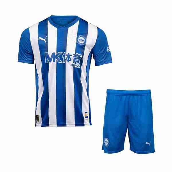 Camiseta Deportivo Alavés 1ª Niño 2025-2026 Camiseta Deportivo Alavés Conjunto Niños Primera Equipacion 2025 2026