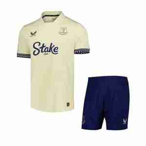 Camiseta Everton Conjunto Niños Segunda Equipacion 2025 2026