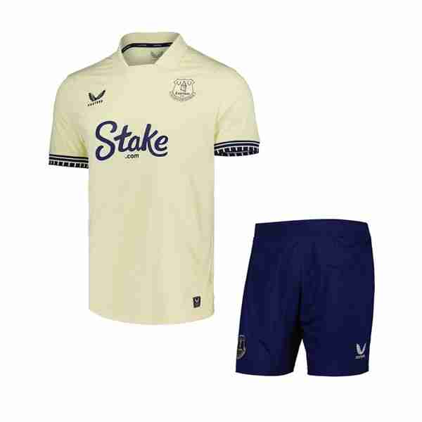 Camiseta Everton 2ª Niño 2025-2026 Camiseta Everton Conjunto Niños Segunda Equipacion 2025 2026