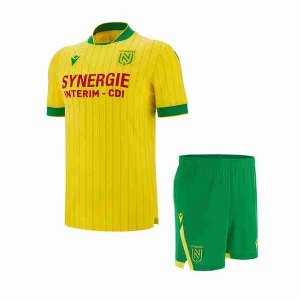 Camiseta FC Nantes 1ª Niño 2025-2026 Camiseta FC Nantes Conjunto Niños Primera Equipacion 2025 2026