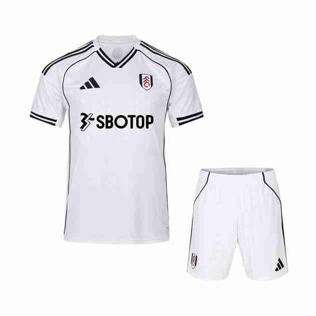 Camiseta Fulham 1ª Niño 2025-2026 Camiseta Fulham Conjunto Niños Primera Equipacion 2025 2026