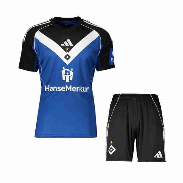 Camiseta Hamburgo S.V 2ª Niño 2025-2026 Camiseta Hamburgo S.V Conjunto Niños Segunda Equipacion 2025 2026