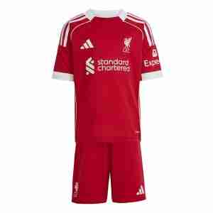 Camiseta Liverpool Conjunto Niños Primera Equipacion 2025 2026