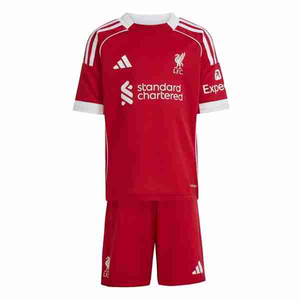 Camiseta Liverpool 1ª Niño 2025-2026 Camiseta Liverpool Conjunto Niños Primera Equipacion 2025 2026