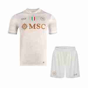 Camiseta Napoli Conjunto Niños Segunda Equipacion 2025 2026