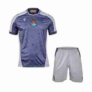Camiseta Real Sociedad Conjunto Niños Segunda Equipacion 2025 2026
