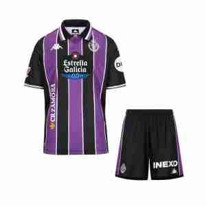 Camiseta Real Valladolid Conjunto Niños Segunda Equipacion 2025 2026