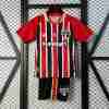 Camiseta Sao Paulo Conjunto Niños Segunda Equipacion 2025 2026