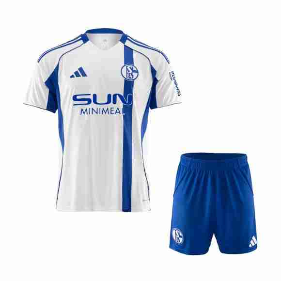 Camiseta Schalke 04 2ª Niño 2025-2026 Camiseta Schalke 04 Conjunto Niños Segunda Equipacion 2025 2026