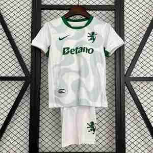 Camiseta Sporting De Lisboa Conjunto Niños Segunda Equipacion 2025 2026