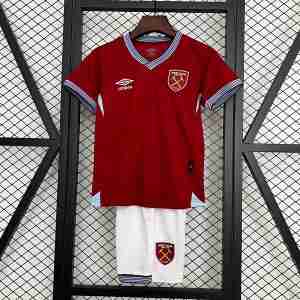 Camiseta West Ham United Conjunto Niños Primera Equipacion 2025 2026