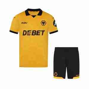 Camiseta Wolves Conjunto Niños Primera Equipacion 2025 2026