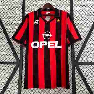 Tailandia Camiseta AC Milan Primera Equipacion Retro 1988 1989