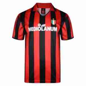 Tailandia Camiseta AC Milan Primera Equipacion Retro 1988 Rojo