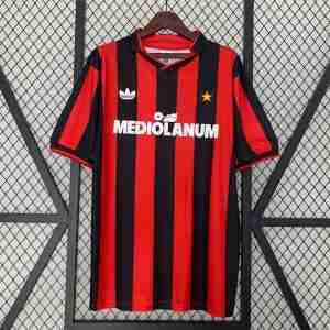 Tailandia Camiseta AC Milan Primera Equipacion Retro 1990 1991