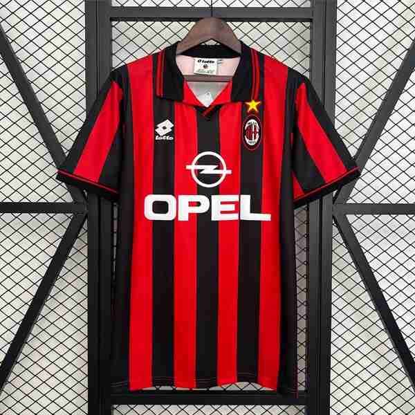 Tailandia Camiseta AC Milan 1ª Retro 1997-1998 Tailandia Camiseta AC Milan Primera Equipacion Retro 1997 1998